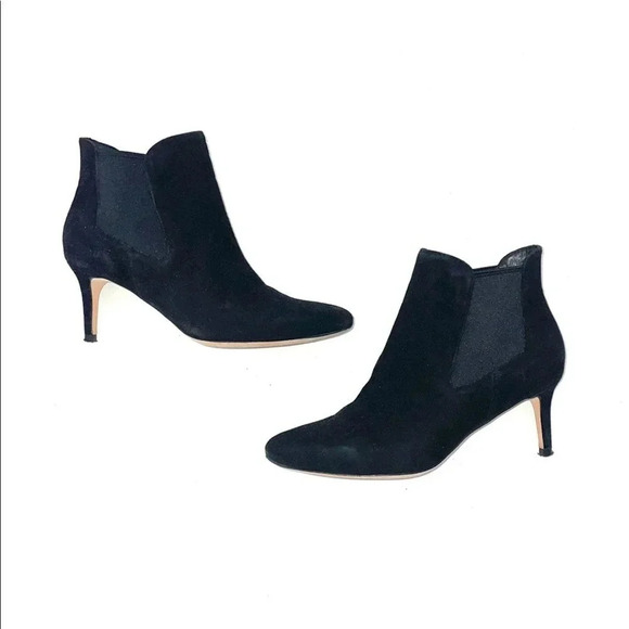 Cole Haan Shoes - Cole Haan Carmen Black Suede Heeled Bootie Size 5.5B D42132